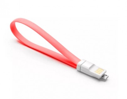 Кабель Xiaomi KingMi Colorful Portable USB - Micro USB 20CM Pink (KSCDX05QM)
